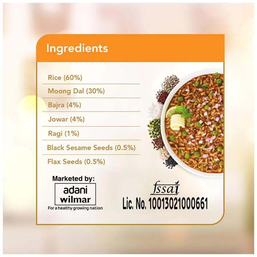 Fortune Super Food Millet Pav Bhaji Khichdi - Ready To Cook, Rich In Protein,, 200 g Pouch-4.webp